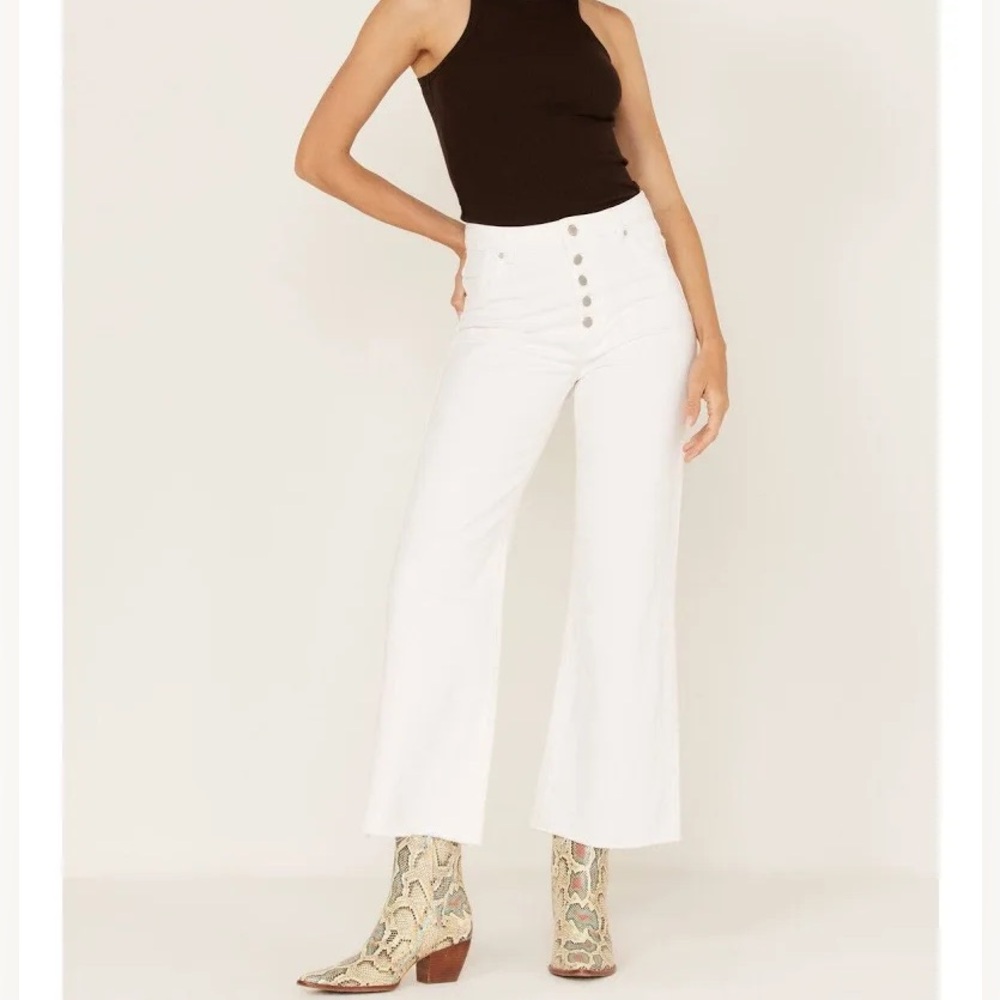 ROLLA'S High Rise Eastcoast Crop Flare Jeans